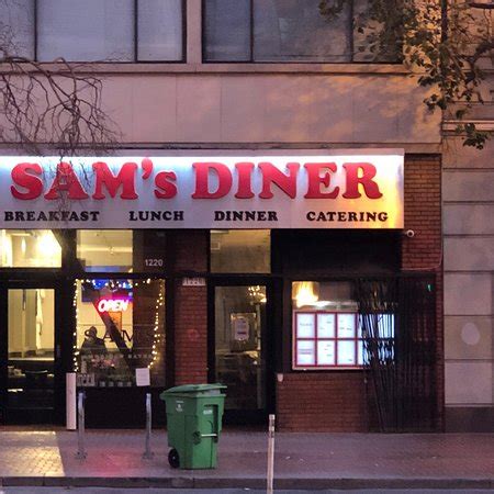 Sam's diner - 3000 Minnesota Dr,Anchorage, AK 99503(907)-277-2489. powered by BentoBox. Main content starts here, tab to start navigating. Menus. Breakfast Favorites. Breakfast Sliders. sausage patty, eggs, cheese, grilled onions & country gravy. $15.99.